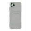 Newface iPhone 11 Pro Max Kılıf Kart Şeffaf Silikon - Şeffaf