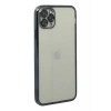 Newface iPhone 11 Pro Max Kılıf Razer Lensli Silikon - Siyah