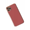 Newface iPhone 11 Pro Max Kılıf Volet Silikon - Kırmızı