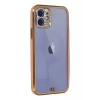 Newface iPhone 12 Kılıf Liva Taşlı Silikon - Pembe