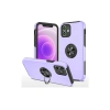 Newface iPhone 12 Mini Kılıf Elit Yüzüklü Kapak - Mor