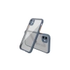 Newface iPhone 12 Mini Kılıf Miami Şeffaf Silikon - Gri