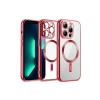 Newface iPhone 12 Pro Kılıf Kross Magneticsafe Kapak - Kırmızı