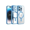 Newface iPhone 12 Pro Kılıf Kross Magneticsafe Kapak - Sierra Blue