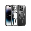 Newface iPhone 12 Pro Kılıf Kross Magneticsafe Kapak - Siyah