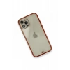 Newface iPhone 12 Pro Kılıf Liva Taşlı Silikon - Kırmızı