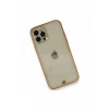Newface iPhone 12 Pro Kılıf Liva Taşlı Silikon - Pembe