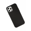 Newface iPhone 12 Pro Max Kılıf Asya Deri Silikon - Siyah