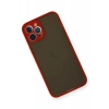 Newface iPhone 12 Pro Max Kılıf Montreal Silikon Kapak - Kırmızı