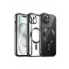 Newface iPhone 13 Kılıf Kross Magneticsafe Kapak - Siyah