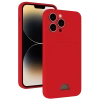 Newface iPhone 13 Pro Kılıf Kelvin Kartvizitli Silikon - Kırmızı