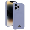 Newface iPhone 13 Pro Kılıf Kelvin Kartvizitli Silikon - Lila