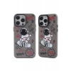 Newface iPhone 13 Pro Kılıf Prada Desenli Kapak - Prada Siyah - 1