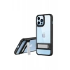 Newface iPhone 13 Pro Kılıf Rolet Stand Kapak - Siyah