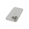 Newface iPhone 13 Pro Max Kılıf Luko Lens Silikon - Gümüş