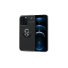 Newface iPhone 13 Pro Max Kılıf Range Yüzüklü Silikon - Siyah