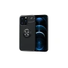 Newface iPhone 13 Pro Max Kılıf Range Yüzüklü Silikon - Siyah
