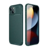 Newface iPhone 14 Kılıf Auto Focus Karbon Kapak - Koyu Yeşil