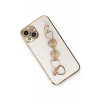 Newface iPhone 14 Kılıf Esila Silikon - Beyaz
