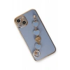 Newface iPhone 14 Kılıf Esila Silikon - Gri