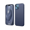 Newface iPhone 14 Kılıf First Silikon - Lacivert