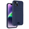 Newface iPhone 14 Kılıf Kelvin Kartvizitli Silikon - Lacivert
