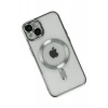Newface iPhone 14 Kılıf Kross Magneticsafe Kapak - Gümüş