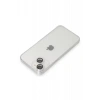 Newface iPhone 14 Kılıf Luko Lens Silikon - Gümüş