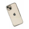 Newface iPhone 14 Kılıf Razer Lensli Silikon - Gümüş