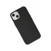 Newface iPhone 14 Plus Kılıf Nano içi Kadife Silikon - Siyah