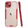 Newface iPhone 14 Plus Kılıf Platin Silikon - Kırmızı