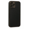 Newface iPhone 14 Pro Kılıf Coco Deri Silikon Kapak - Siyah