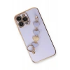 Newface iPhone 14 Pro Kılıf Esila Silikon - Lila