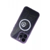 Newface iPhone 14 Pro Kılıf Magic Magneticsafe Silikon - Derin Mor