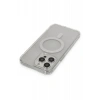 Newface iPhone 14 Pro Kılıf Matte Şeffaf Magneticsafe - Şeffaf
