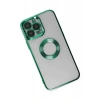 Newface iPhone 14 Pro Kılıf Slot Silikon - Köknar Yeşili