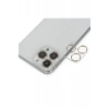 Newface iPhone 14 Pro Max Band Metal Kamera Lens - Gold