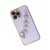 Newface iPhone 14 Pro Max Kılıf Esila Silikon - Lila