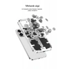 Newface iPhone 14 Pro Max Kılıf Mekanik Bumper Kapak - Gold