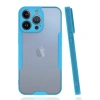 Newface iPhone 14 Pro Max Kılıf Platin Silikon - Mavi