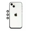 Newface iPhone 14 Shine Kamera Lens - Gümüş