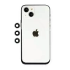Newface iPhone 14 Shine Kamera Lens - Gümüş