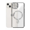 Newface iPhone 15 Kılıf Joke Simli Magneticsafe Kılıf - Siyah