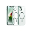 Newface iPhone 15 Kılıf Kross Magneticsafe Kapak - Açık Yeşil