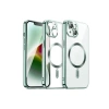 Newface iPhone 15 Kılıf Kross Magneticsafe Kapak - Koyu Yeşil