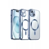 Newface iPhone 15 Kılıf Kross Magneticsafe Kapak - Sierra Blue