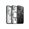 Newface iPhone 15 Kılıf Kross Magneticsafe Kapak - Siyah