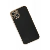 Newface iPhone 15 Kılıf Volet Silikon - Siyah