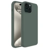 Newface iPhone 15 Plus Kılıf First Silikon - Koyu Yeşil