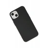 Newface iPhone 15 Plus Kılıf Nano içi Kadife Silikon - Siyah